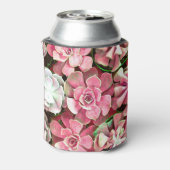 サボテンの花、ロマンチック結婚なデザイン 缶クーラー (缶裏面)