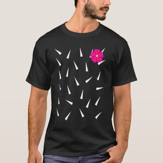 サボテンの衣装かわいい安いハロウィーンの衣装ティー Tシャツ (正面)