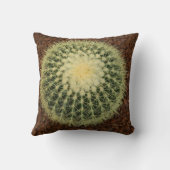サボテンの装飾用クッション16" x 16" クッション (裏面)