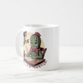 サボテンの詩人 トゲトゲだけど繊細なユーモア コーヒーマグカップ (正面左)