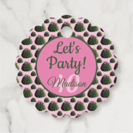 サボテンの贈り物/メッセージカード フェイバータグ