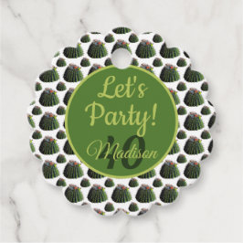 サボテンの贈り物/メッセージカード フェイバータグ