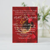 サボテンの赤い花の開花 招待状 (スタンド正面)