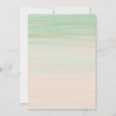 サボテンの赤ちゃんシャワーの招待状は多肉性 招待状 (裏面)