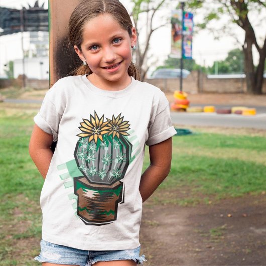 サボテンの鉢植え Tシャツ