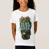 サボテンの鉢植え Tシャツ (正面)
