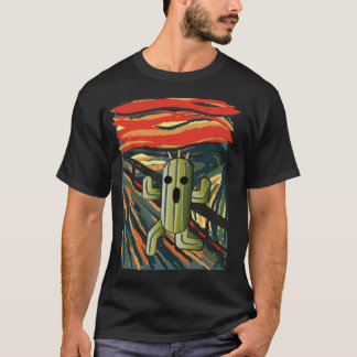 サボテンの雄叫び家族 Tシャツ