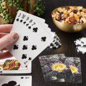 サボテンの黄色い花の春 トランプ (インサイチュ)