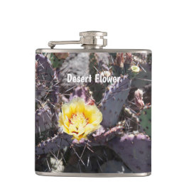 サボテンの黄色い花の春 フラスク