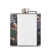 サボテンの黄色い花の春 フラスク (裏面)