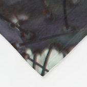 サボテンの黄色い花の春 フリースブランケット (角)