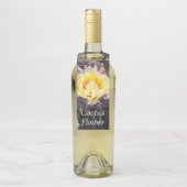 サボテンの黄色い花の春 ボトルネックタグ (ボトル)