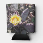 サボテンの黄色い花の春 缶クーラー (裏面)