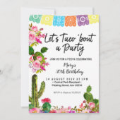 サボテンの30歳誕生日パーティー招待状 招待状 (正面)