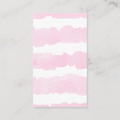 サボテンのsucculentsのピンクの緑のおむつのラッフル エンクロージャーカード (裏面)