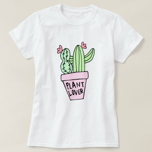サボテンのTシャツ Tシャツ (デザイン正面)