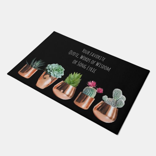 サボテンはあなたのお気に入りの引用文、歌の歌詞 ドアマット (アングル)