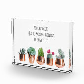 サボテンはあなたのお気に入りの引用文、歌の歌詞 フォトブロック (右)