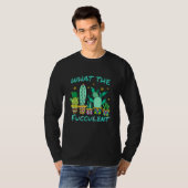 サボテンは何を吸汁物を食い物にする Tシャツ (正面フル)