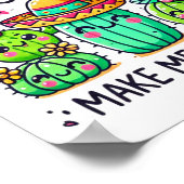 サボテンは私を幸せなデジタルダウンロード ポスター (角)