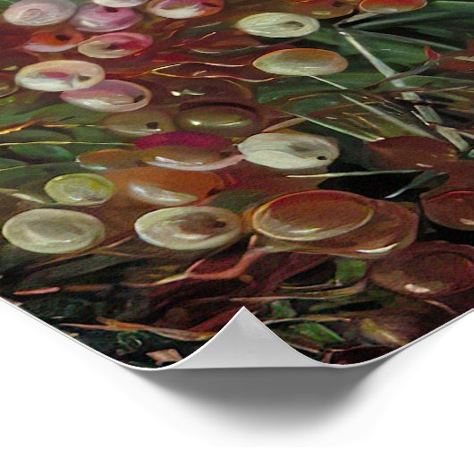 サボテンエキゾチックな風景バイマリアンヌノース ポスター (角)