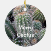 サボテンオーナメント セラミックオーナメント (裏面)