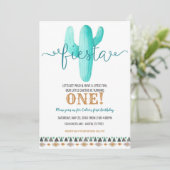 サボテンカスタマイズ誕生日ベビーシャワーフェスタ 招待状 (スタンド正面)