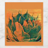 サボテンカスタムのワインラベル ワインラベル (シングルラベル)