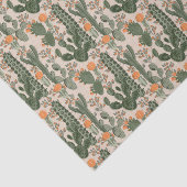 サボテンカラフルパターン 薄葉紙 (詳細)