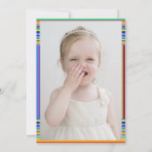 サボテンカラフルメキシカンフィエスタ誕生日 招待状 (裏面)