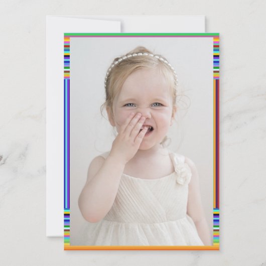 サボテンカラフルメキシカンフィエスタ誕生日 招待状 (裏面)