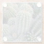 サボテンガラスコースター ガラスコースター (裏面)