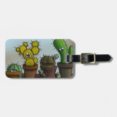 サボテンキャラクター ラゲッジタグ (正面横)