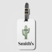 サボテンクールラゲージタグ ラゲッジタグ (正面縦)