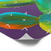 サボテンコンテンポラリーアートプリント ポスター (角)