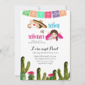 サボテンサククレントベビージェンダーリビール招待状 招待状 (正面)