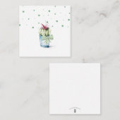 サボテンサンキューカードミニ ノートカード (正面/裏面)