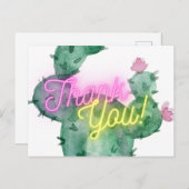 サボテンサンキューカード ポストカード (正面/裏面)