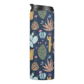 サボテンチャームカラフル:ヴィンテージフローラ タンブラー (回転右)