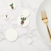 サボテンテーマブライダルシャワー パーソナライズされた コンフェッティ (グループ)