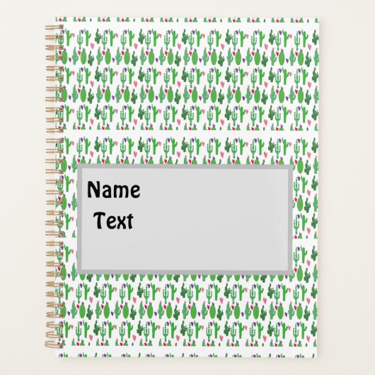 サボテンデザインプランナー プランナー手帳 (正面)