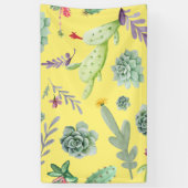 サボテンデザイン9 横断幕 (縦)