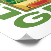 サボテンデザイン ポスター (角)