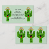 サボテンデザイン 名刺 (正面/裏面)