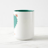 サボテンハートコーヒーマグ マグカップ (中央)