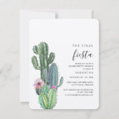 サボテンバチェロレッテ週末パーティーと旅程 招待状 (正面)