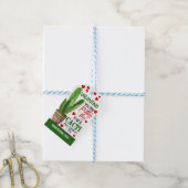 サボテンバレンタインメッセージカード ギフトタグ (より糸付き)