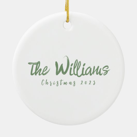 サボテンパーソナライズされたと多肉性オーナメント セラミックオーナメント (裏面)