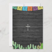 サボテンフィエスタの少年洗礼・命名式招待状 招待状 (裏面)