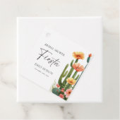 サボテンフィエスタ フラワーブライダルシャワー フェイバータグ (インサイチュ)